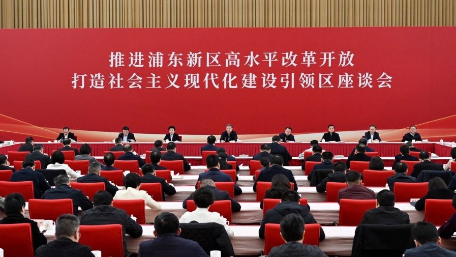 在新起点上把浦东引领区建设引向深入！陈吉宁龚正等参观浦东开发开放主题展并出席座谈会